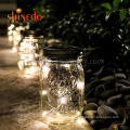 Good Selling Solar Powered Home Yard Garden Mason Jar Lids For Garden Party Christmas Decoration